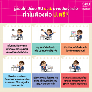 รู้ก่อนได้เปรียบ จบปวส. มีงานประจำแล้ว ทำไมต้องต่อปตรี?