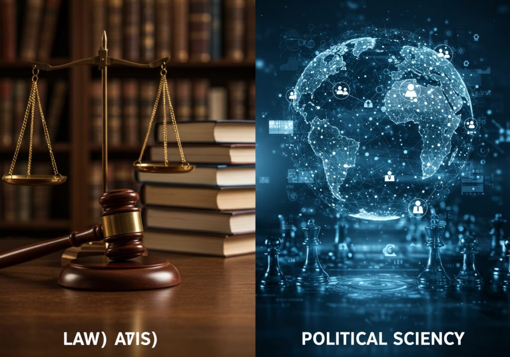 นิติศาสตร์ vs รัฐศาสตร์: เรียนต่างกันอย่างไร?