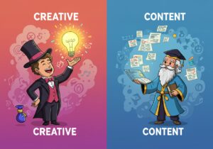 CREATIVE กับ Content: สองบทบาทสำคัญที่แตกต่างกันอย่างไรในสายงานการสื่อสาร