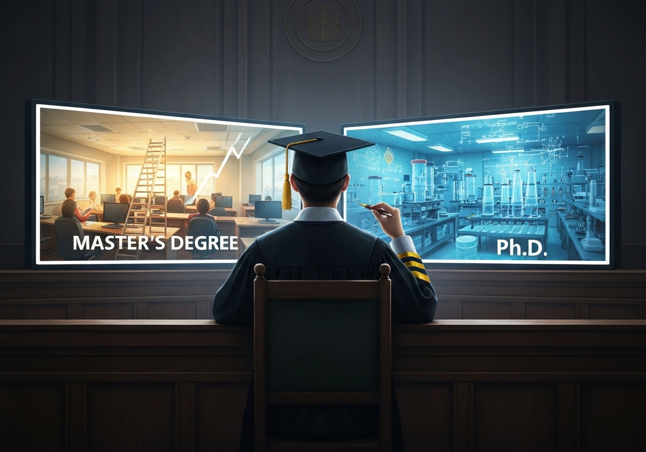 ลูกขุนกับการเรียนต่อ: วิเคราะห์ความก้าวหน้าในสายอาชีพสำหรับบัณฑิตปริญญาโทและปริญญาเอก