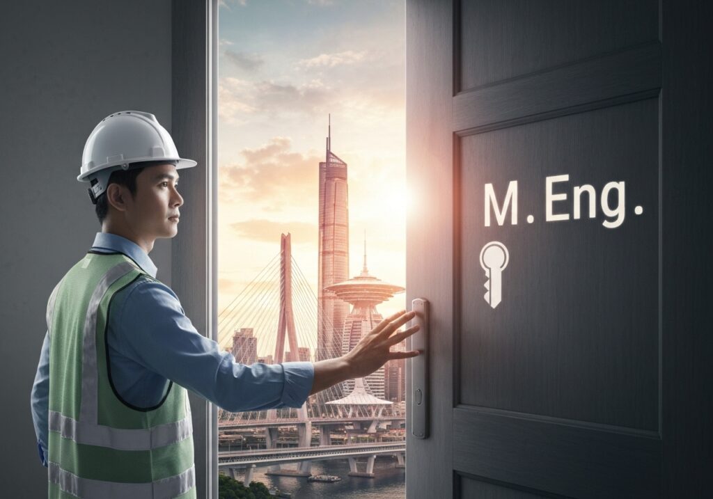 โอกาสและความก้าวหน้าในอาชีพวิศวกรโยธาด้วยวุฒิ M.Eng. สาขาวิศวกรรมศาสตร์หลังเรียนต่อปริญญาโท