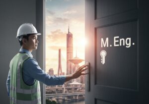 โอกาสและความก้าวหน้าในอาชีพวิศวกรโยธาด้วยวุฒิ M.Eng. สาขาวิศวกรรมศาสตร์หลังเรียนต่อปริญญาโท
