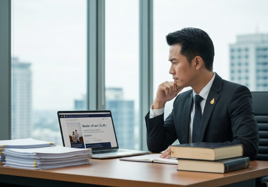 เจ้าพนักงานของรัฐในกระทรวง: วางแผนพัฒนาอาชีพและการเรียนต่อปริญญาโทนิติศาสตร์