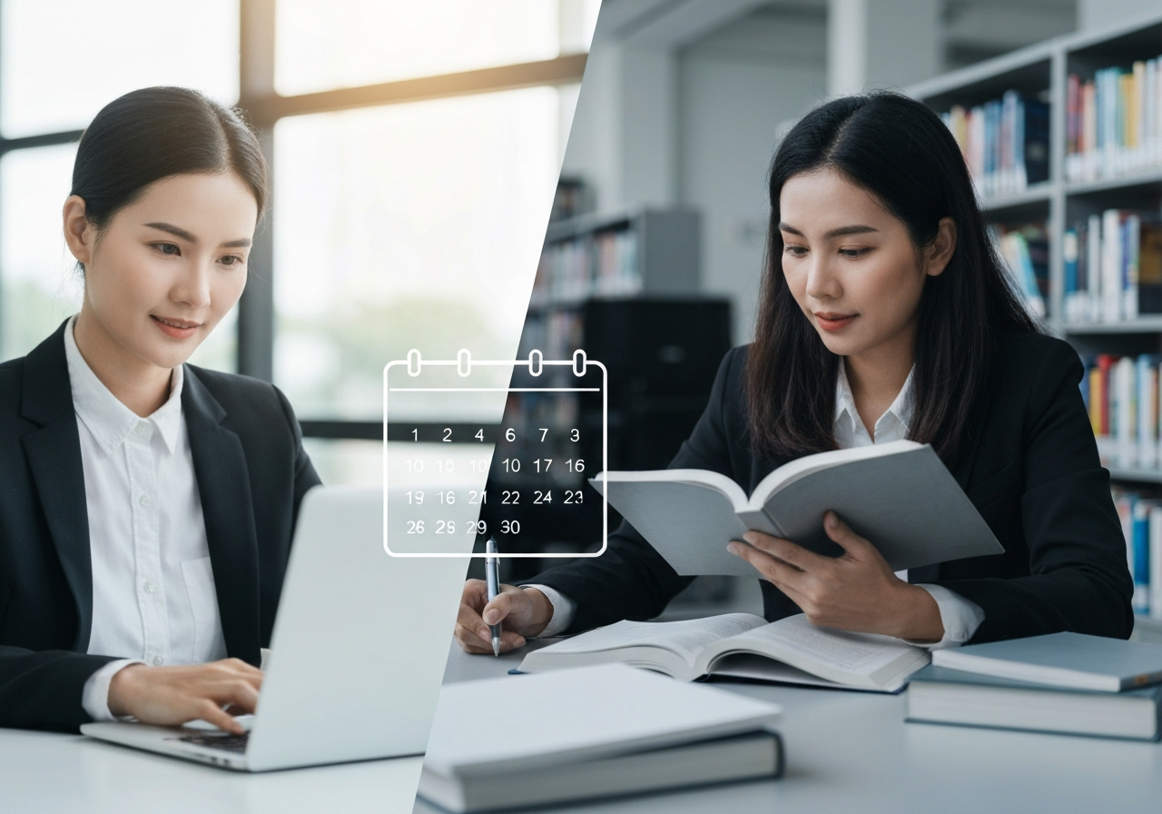 เปิดคัมภีร์! เทคนิคเรียนปริญญาโท ควบคู่ทำงาน Full-time เผยวิธีจัดการเวลาเรียนจากรุ่นพี่ SPU