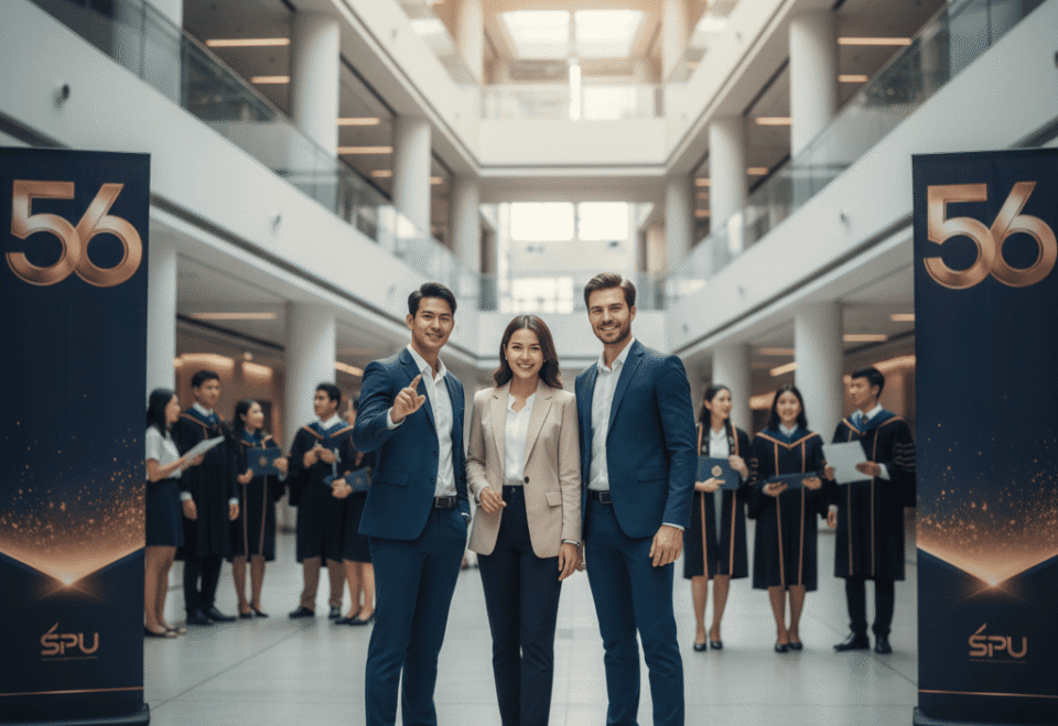 ก้าวอย่างมั่นคง SPU 56 ปี: มหาวิทยาลัยศรีปทุมกับเส้นทางสร้างผู้นำผ่านหลักสูตรปริญญาโทและปริญญาเอก
