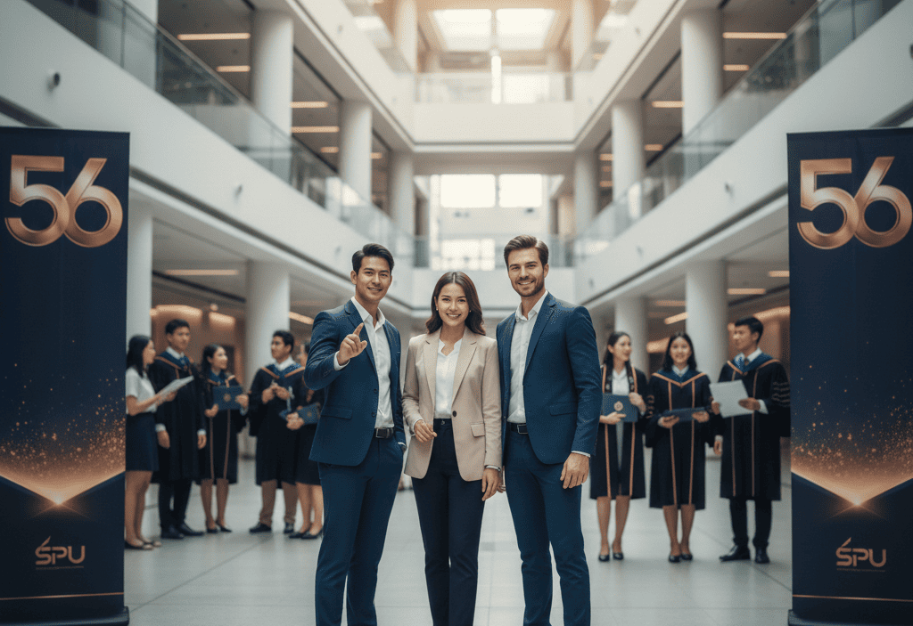 ก้าวอย่างมั่นคง SPU 56 ปี: มหาวิทยาลัยศรีปทุมกับเส้นทางสร้างผู้นำผ่านหลักสูตรปริญญาโทและปริญญาเอก