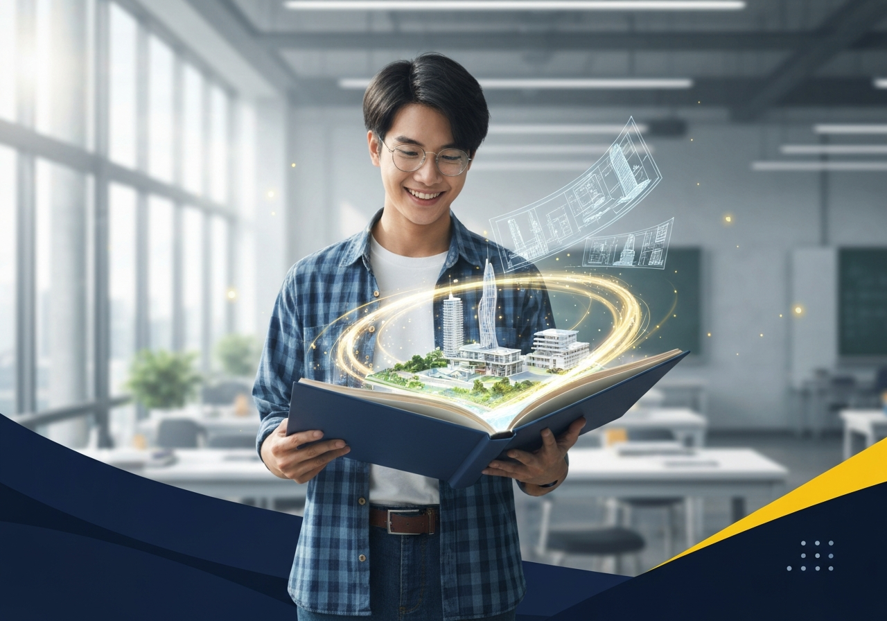 ปั้นพอร์ตให้ปัง! เคล็ดลับจากรุ่นพี่คณะสถาปัตย์ฯ ม.ศรีปทุม พร้อมคว้างานในฝันหลังเรียนจบ