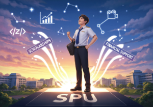 อยากเรียน SPU แต่กังวลเรื่องเงิน? รวมทุกช่องทางสนับสนุนค่าเทอมจาก ม.ศรีปทุม