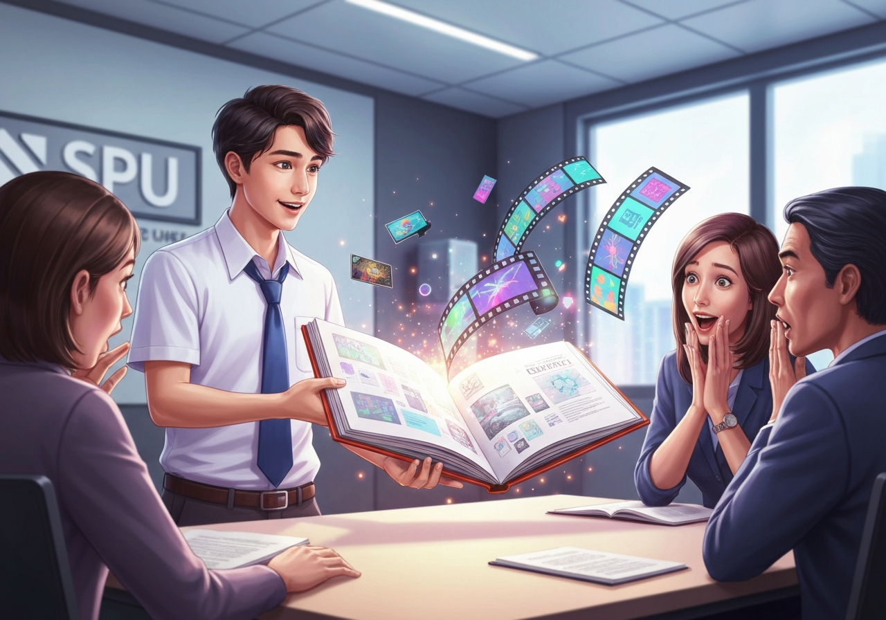 เกรดไม่สวยก็เรียนได้! SPU แนะ 5 เทคนิคปั้นพอร์ต Portfolio พิชิตใจกรรมการ