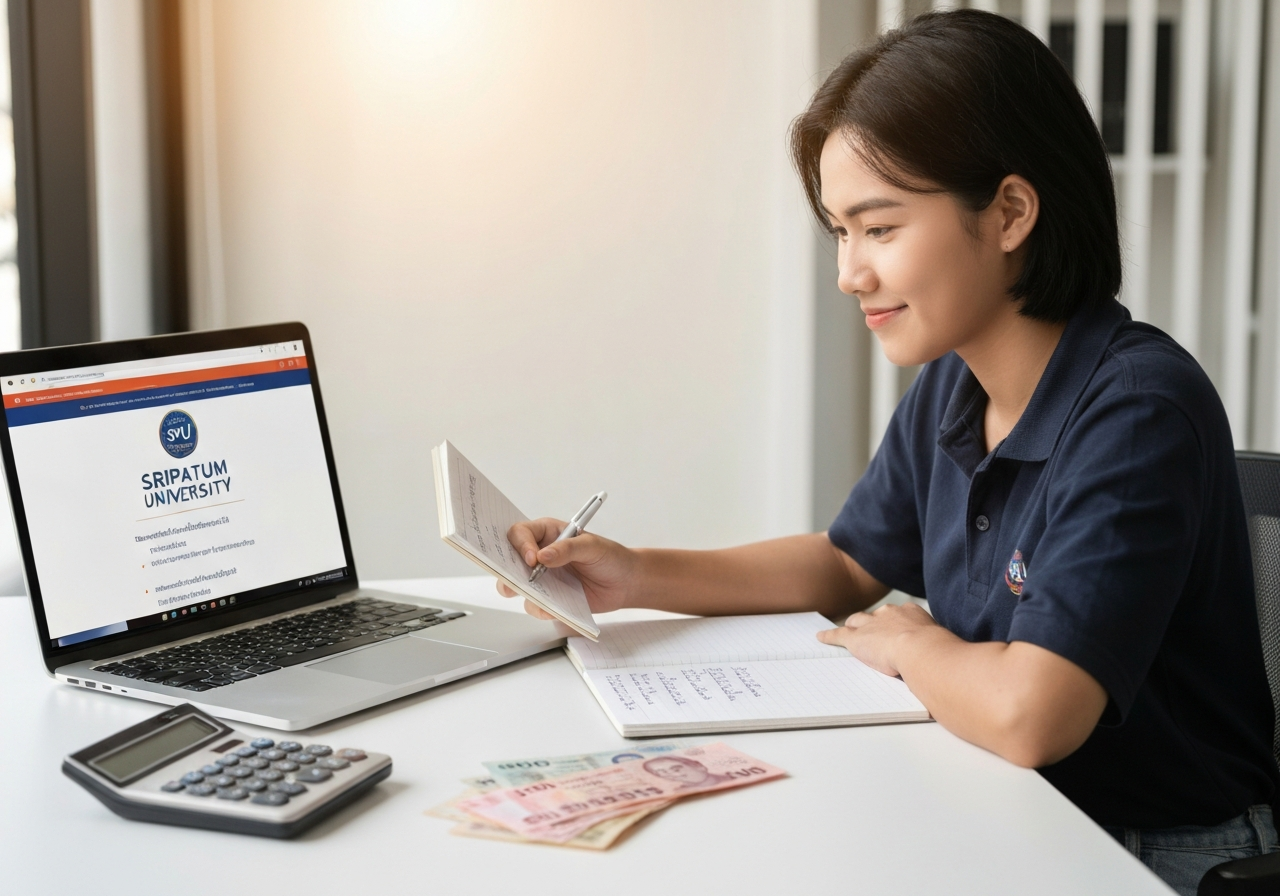 เรียน ม.ศรีปทุม ใช้เงินเท่าไหร่กันแน่? รวมค่าใช้จ่ายแฝงที่น้องใหม่ต้องรู้