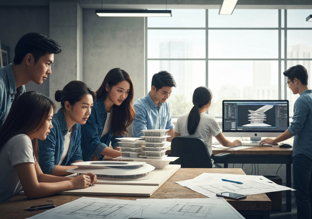 เรียนจริง ทำจริง! ปั้นสถาปนิกมืออาชีพตัวจริงที่ SPU กับคณะการออกแบบและสถาปัตยกรรมศาสตร์