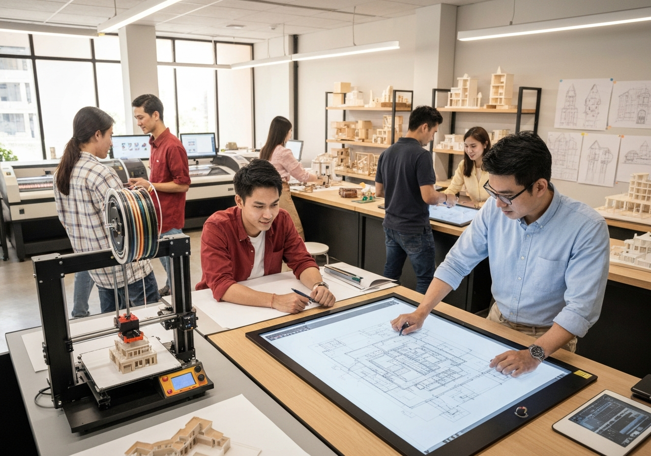 เรียนจริง ทำจริง! เจาะลึกหลักสูตรสถาปัตย์ฯ SPU ที่สร้างมืออาชีพ ไม่ใช่แค่คนเรียนจบ