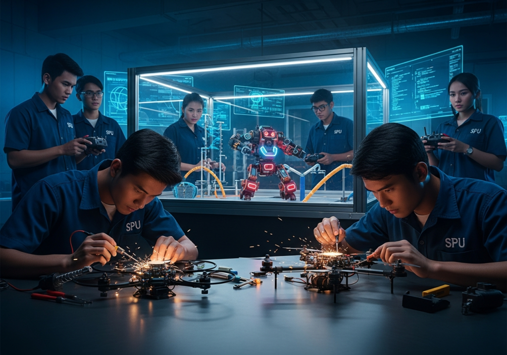 ไม่ใช่แค่สร้างตึก! 10 เรื่องลับในคณะวิศวกรรมศาสตร์ ที่เด็ก SPU เท่านั้นที่รู้