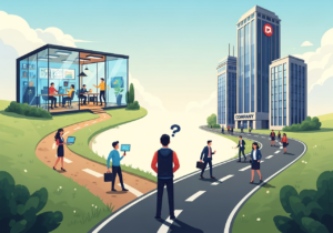 วัฒนธรรมองค์กร: ปัจจัยสำคัญในการเลือกระหว่างบริษัทเล็กกับบริษัทใหญ่