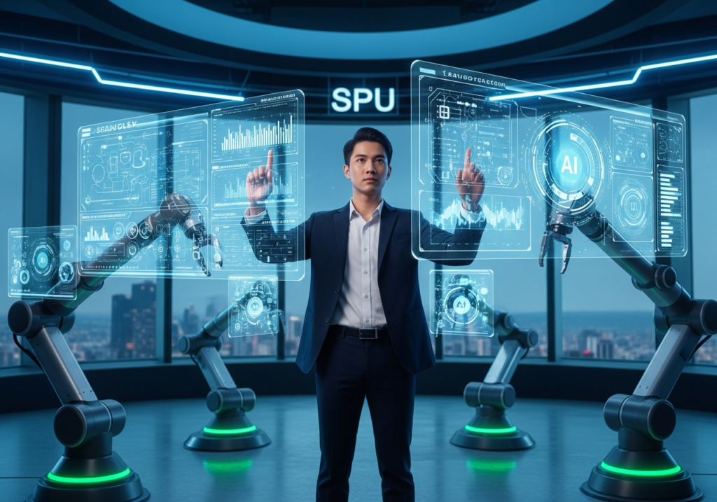 AI ไม่ใช่คู่แข่ง แต่คือเครื่องมือ! 20 เหตุผลที่วิศวะฯ มหาวิทยาลัยศรีปทุม สอนให้คุณเหนือกว่า