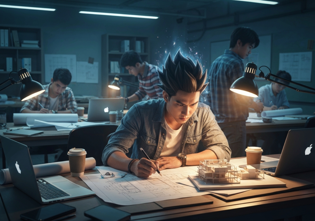 ถอดรหัส 10 นิสัยสุดยูนีคของชาวสถาปัตย์ ม.ศรีปทุม ที่ไม่ได้มีไว้เท่ แต่มีไว้เพื่อรอด!