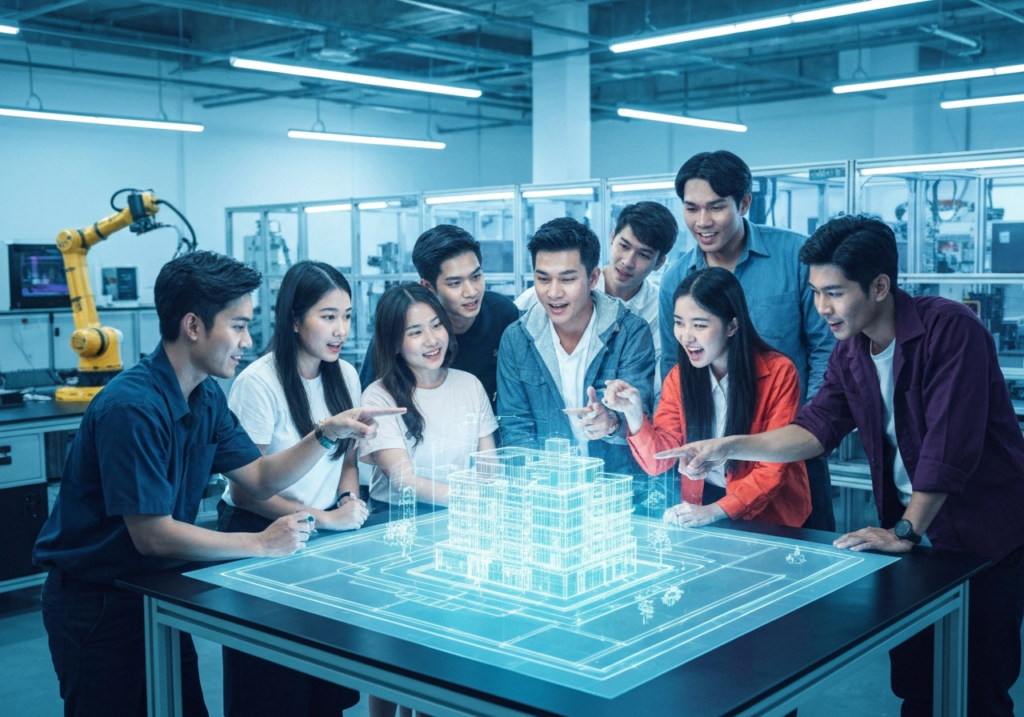 ถอดรหัสหลักสูตรวิศวะ SPU ไม่ได้ชอบแค่คำนวณก็เรียนได้! เรียนกับตัวจริง ประสบการณ์จริง