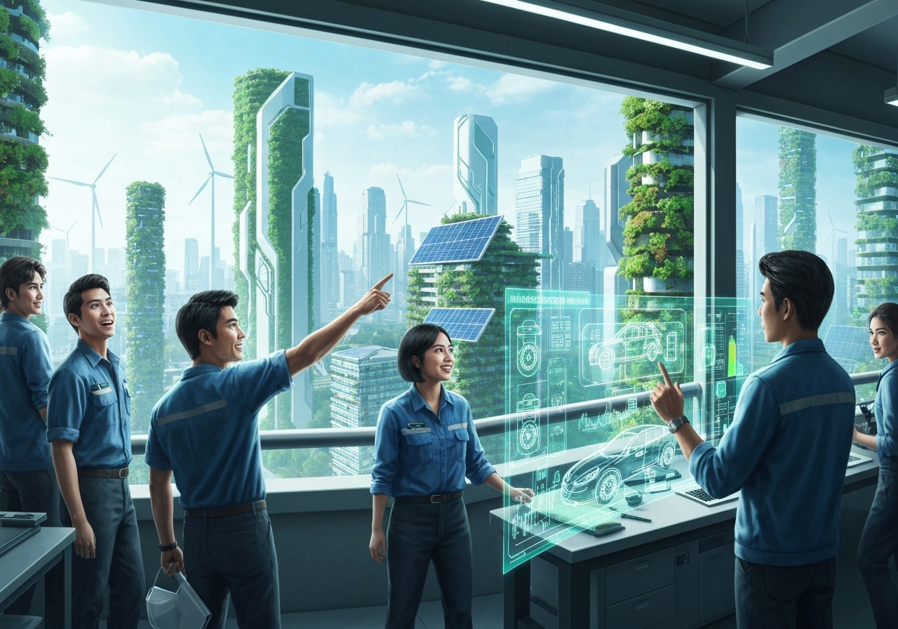 วิศวกรรมศาสตร์ SPU กับนวัตกรรมเพื่อความยั่งยืน ตอบโจทย์โลกอนาคต