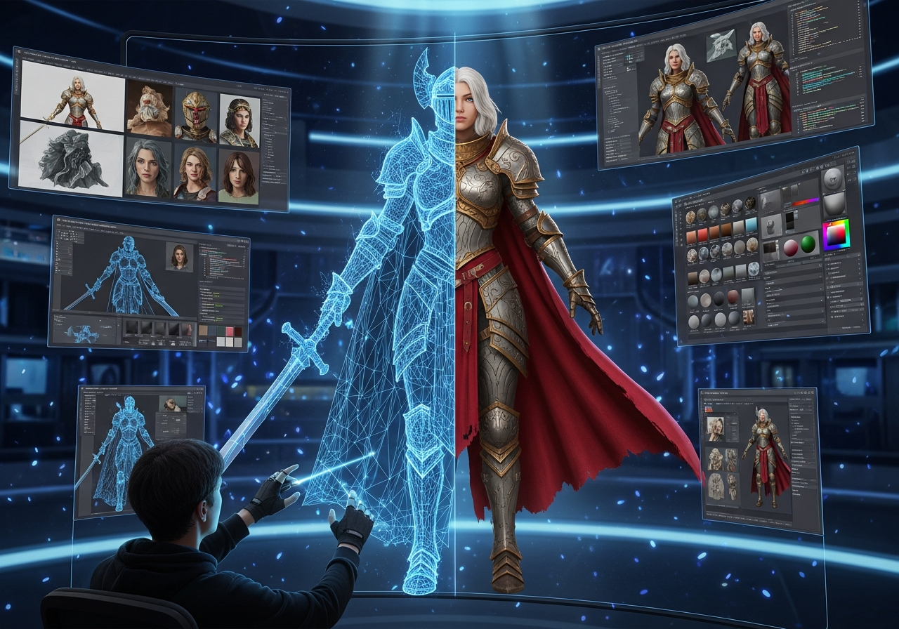เจาะลึกเบื้องหลัง! เปิดทุกขั้นตอนสร้าง Character สู่การเป็นตัวละครในเกมที่น่าจดจำ