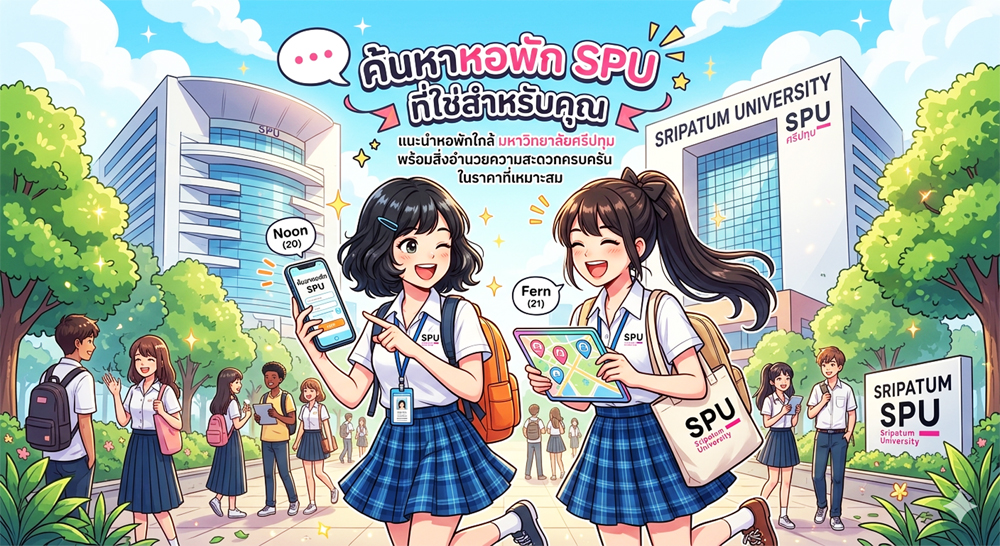 หอพักใกล้ SPU