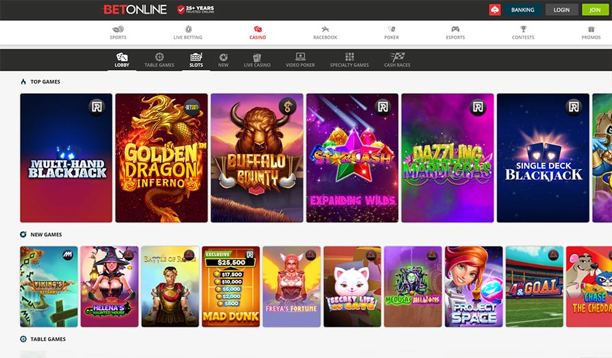 online casino games that pay real money