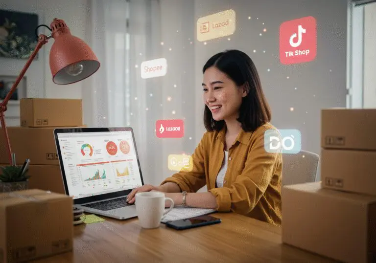 วิธีบันทึกบัญชีรายรับ-รายจ่ายสำหรับร้านค้าออนไลน์หลายแพลตฟอร์ม
