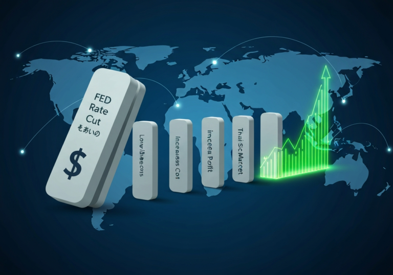 ผลกระทบดอกเบี้ย FED ลด สู่ตลาดหุ้นไทย: ต้นทุนต่ำหนุนกำไรบริษัท