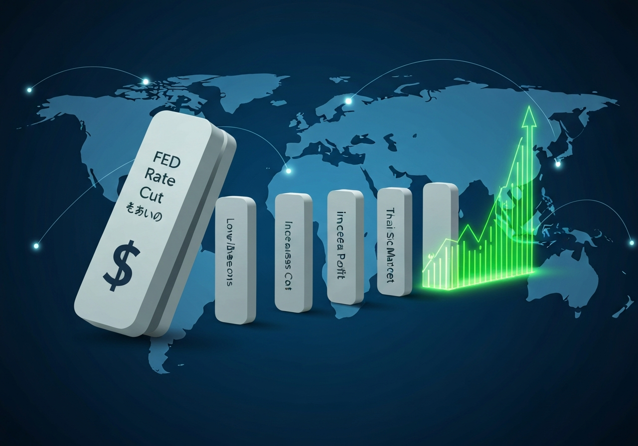 ผลกระทบดอกเบี้ย FED ลด สู่ตลาดหุ้นไทย: ต้นทุนต่ำหนุนกำไรบริษัท