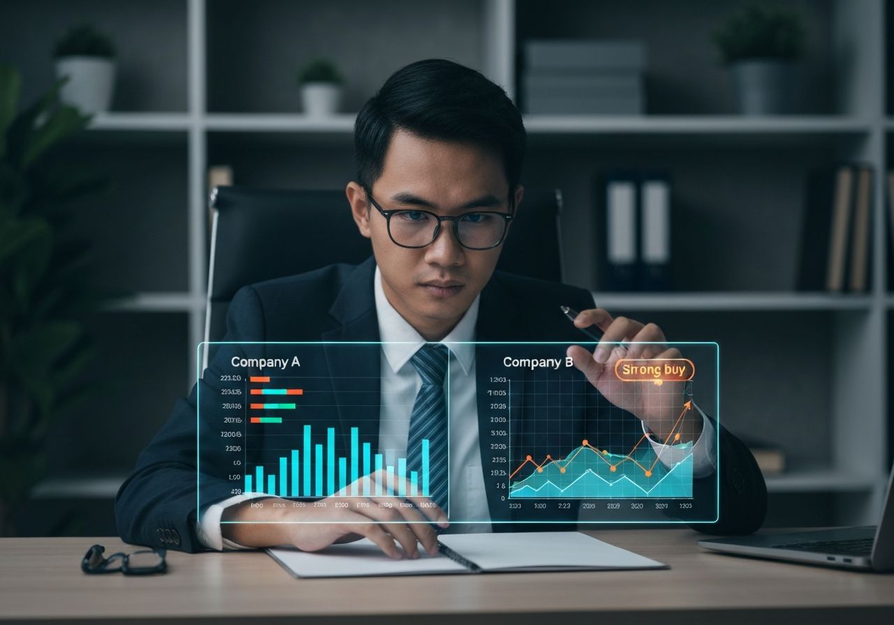 การวิเคราะห์เปรียบเทียบ: เปรียบหุ้นกับคู่แข่งในอุตสาหกรรมเดียวกัน