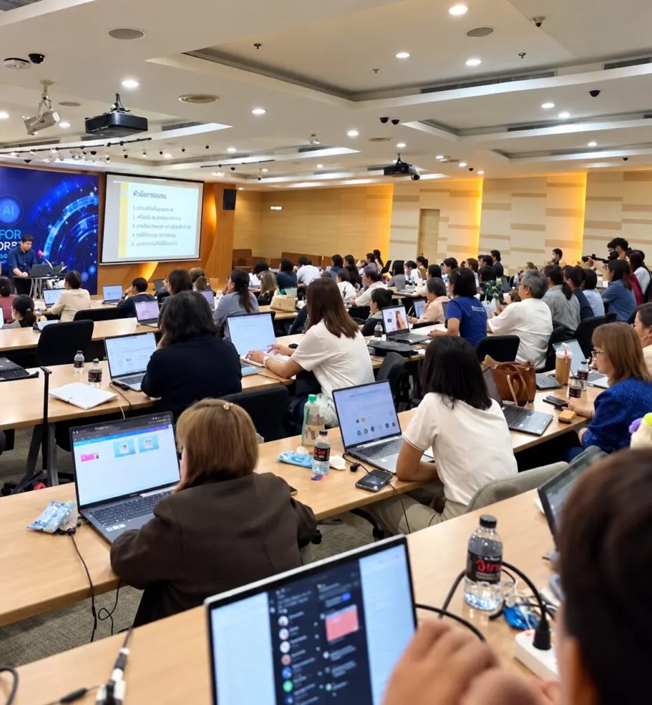บัญชี SPU: จัดอบรม “AI FOR WORKFORCE : การพัฒนาสมรรถนะด้าน AI เพื่อเพิ่มประสิทธิภาพในการทำงาน” S 22364190