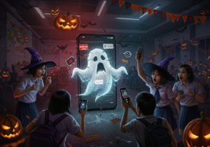 เปิดมุมคิดใหม่! เมื่อ #DekนิเทศSPU ผนึกไอเดีย Creativity กับสายรณรงค์เตือนภัยออนไลน์ใน #สายมรณะ ด้วยกิจกรรมฮาโลวีน #HalloweenSPU