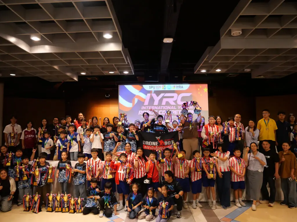 P1320808 คณะวิศวกรรมศาสตร์ ม.ศรีปทุม ร่วมจัดการแข่งขันหุ่นยนต์เยาวชนระดับประเทศ IYRC Thailand 2026 เปิดเวทีประชันนวัตกรรม คัดเลือกตัวแทนไทยสู่การแข่งขันระดับนานาชาติ