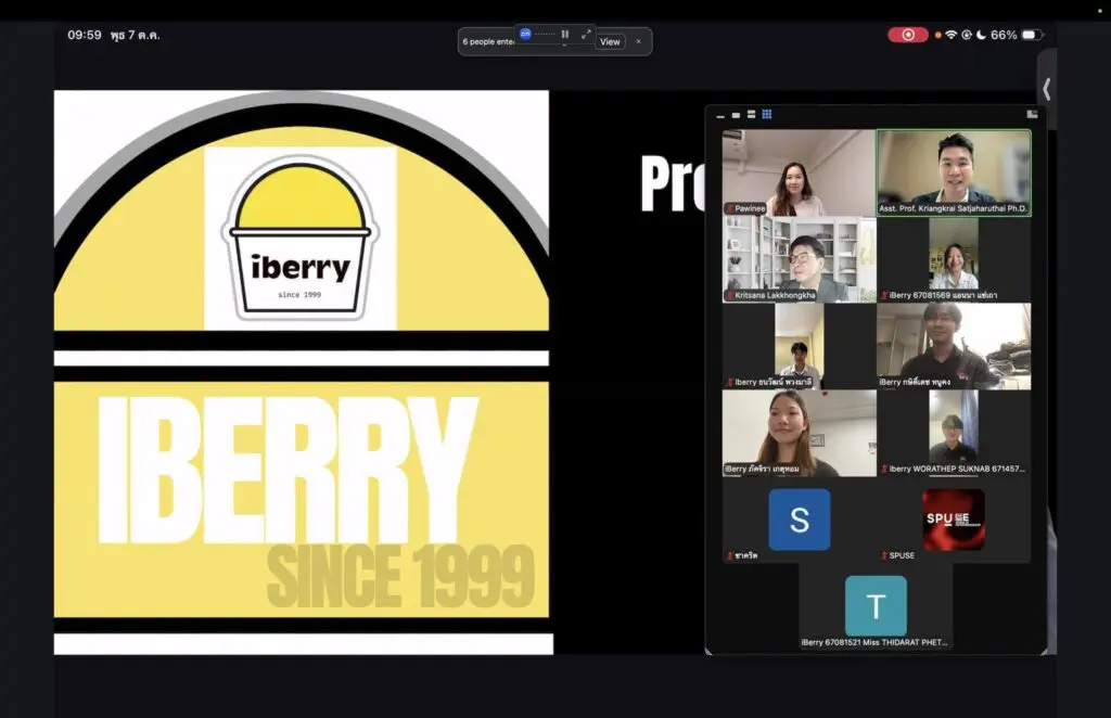 ปรับห้องเรียนสู่เคสธุรกิจจริง! DEK SPU วิเคราะห์แบรนด์ในเครือ iberry Group สู่ข้อเสนอเชิงกลยุทธ์ 841866049 1555847699893705 7972484684196438075 n