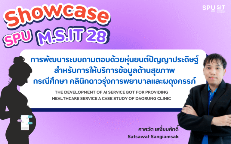 การพัฒนาระบบถามตอบด้วยหุ่นยนต์ปัญญาประดิษฐ์ สําหรับการให้บริการข้อมูลด้านสุขภาพ กรณีศึกษา คลินิกดาวรุ่งการพยาบาลและผดุงครรภ์