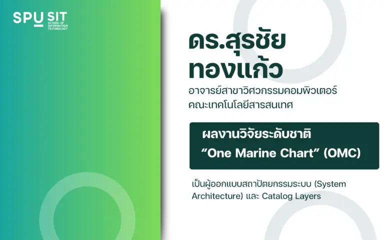 ชื่นชมความสำเร็จ ดร.สุรชัย ทองแก้ว ออกแบบ System Architecture และ Catalog Layers ในวิจัยระดับชาติ 