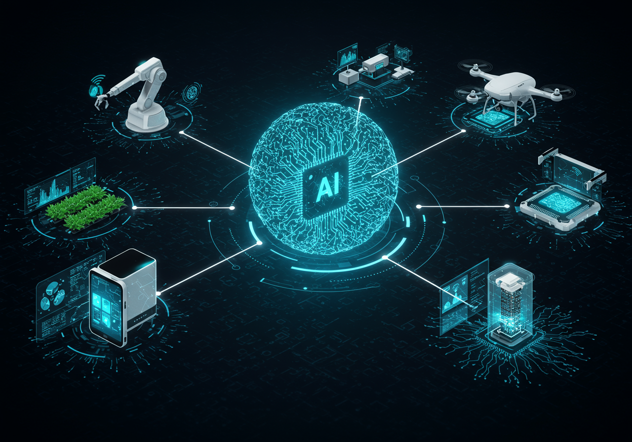 การประยุกต์ใช้งานระบบสมองกลฝังตัวร่วมกับ IoT และ AI ในอุตสาหกรรมอัจฉริยะ