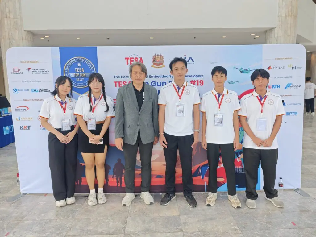 นักศึกษาวิศวกรรมคอมพิวเตอร์โชว์ศักยภาพด้านระบบป้องกันประเทศ ในเวที TESA Top Gun Rally 2025