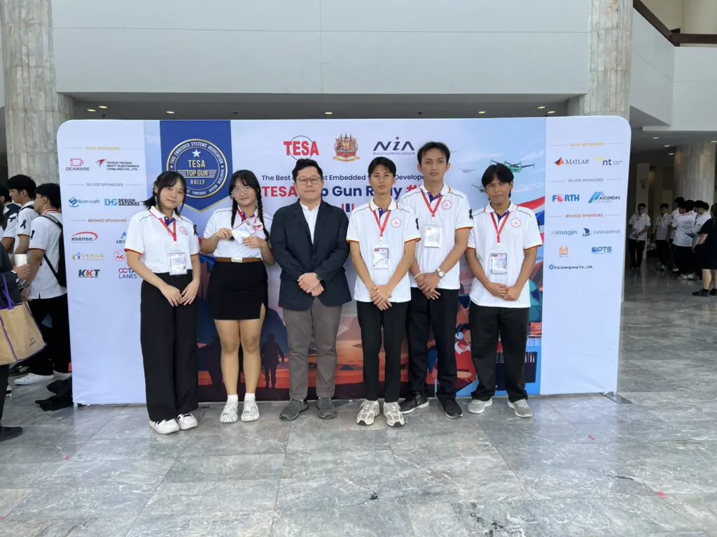 นักศึกษาวิศวกรรมคอมพิวเตอร์โชว์ศักยภาพด้านระบบป้องกันประเทศ ในเวที TESA Top Gun Rally 2025