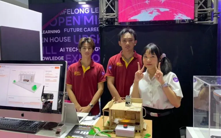 นักศึกษาวิศวกรรมคอมพิวเตอร์ SPU โชว์นวัตกรรม “QuakeLink” ในงาน One Stop OpenHouse 2026