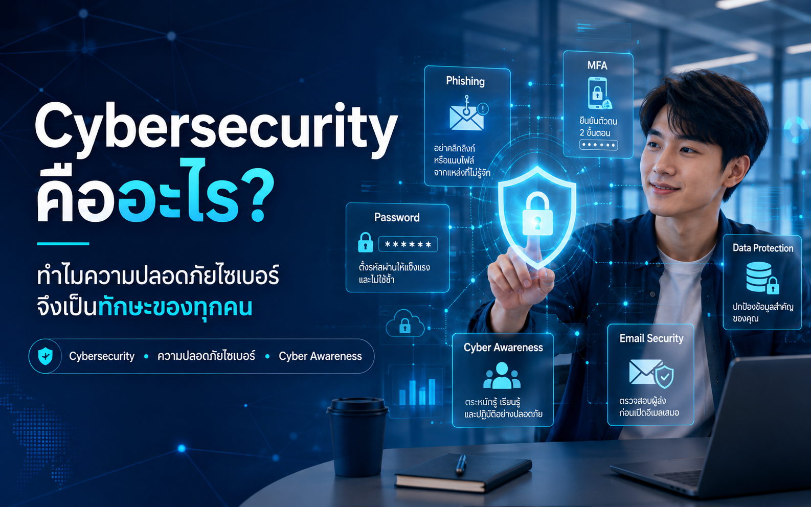 Cybersecurity คืออะไร ทำไมความปลอดภัยไซเบอร์จึงเป็นทักษะของทุกคน