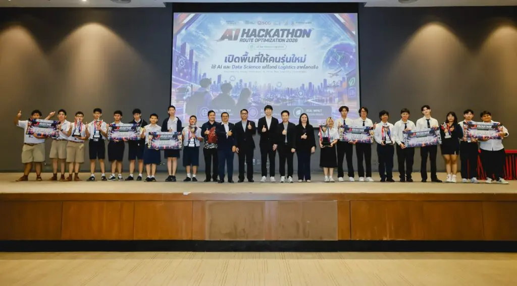 7524bfe4 c0d2 41d3 8cb4 db5d3c4b77db DEK CPE SPU คว้ารองชนะเลิศอันดับ 2 AI Hackathon 2026 ชูผลงาน TUI ROUTE แก้โจทย์จริงจาก SCG