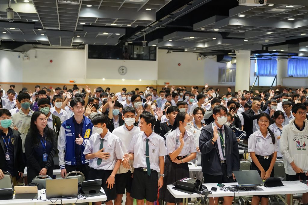 DSC05315 SPU AI PROMPT MINI HACKATHON 2024 competition with over 300 participants
