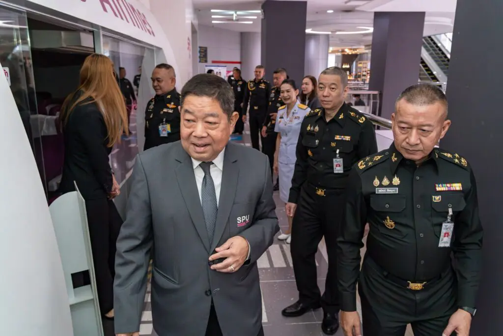 820568882 1961527991180571 3255271003158901858 n SPULaw | มหาวิทยาลัยศรีปทุม ต้อนรับคณะกรมพระธรรมนูญ สำนักงานปลัดกระทรวงกลาโหม เยี่ยมชมมหาวิทยาลัย