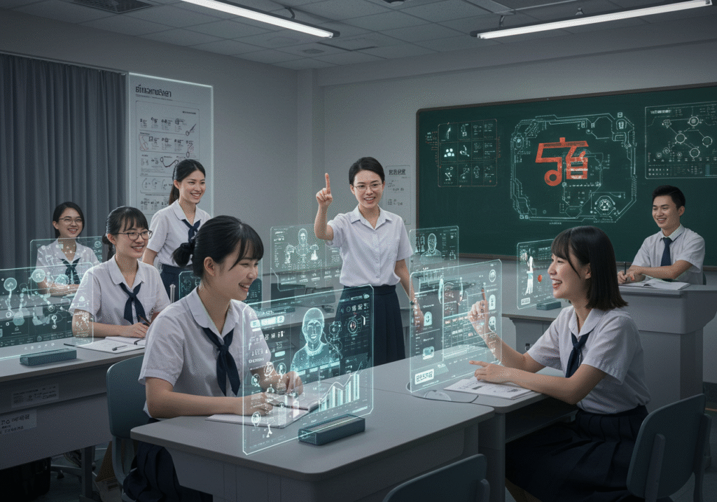 AI กับการปั้นบัณฑิตศตวรรษที่ 21 ด้านภาษาจีนในคณะศิลปศาสตร์ มหาวิทยาลัยศรีปทุม