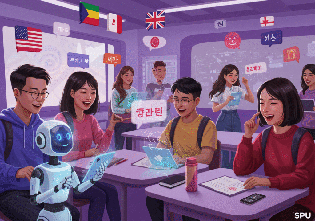 Hybrid Learning กับการเรียนภาษาต่างประเทศ: ศักยภาพจาก AI สำหรับนักศึกษา SPU คณะศิลปศาสตร์