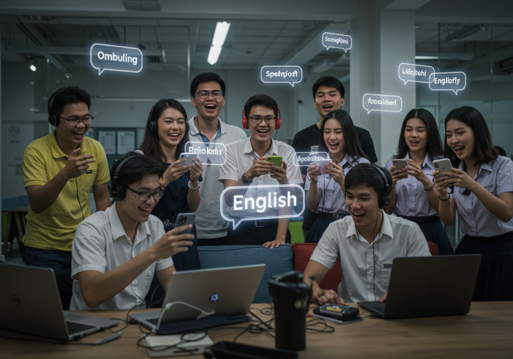 Speech-to-Text กับการพัฒนาทักษะการฟังและพูดภาษาอังกฤษที่มหาวิทยาลัยศรีปทุม