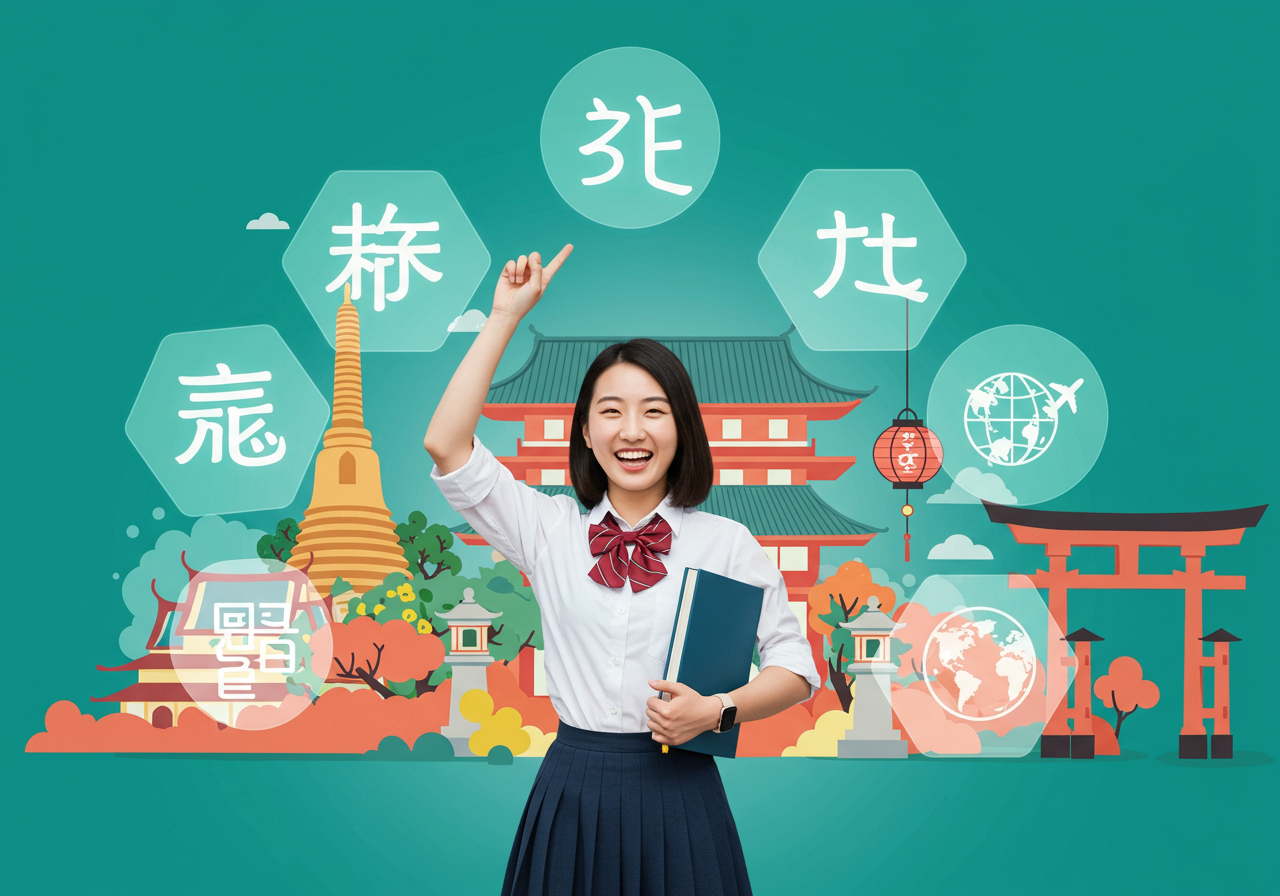 การออกแบบหลักสูตรภาษาและวัฒนธรรมจีน–ญี่ปุ่น–ไทย สำหรับนักศึกษา SPU ในโลกยุคใหม่