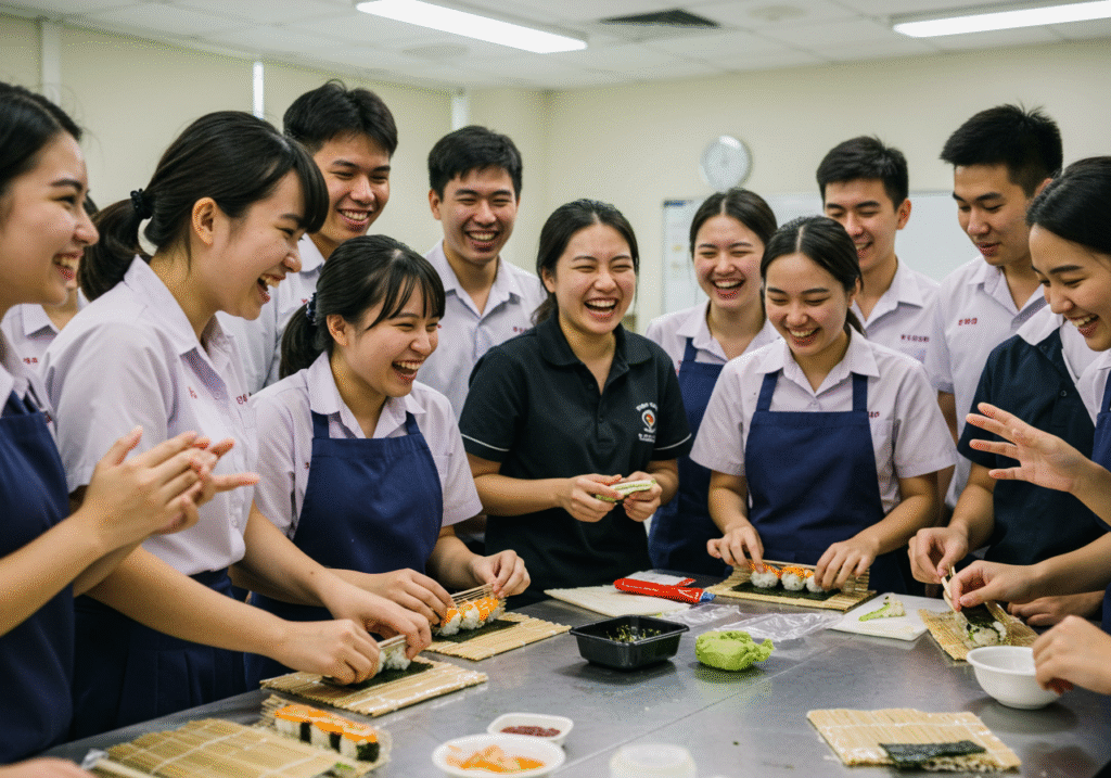 กิจกรรมเรียนรู้ภาษาผ่านอาหาร กับคณะศิลปศาสตร์ SPU: อร่อยและได้ความรู้