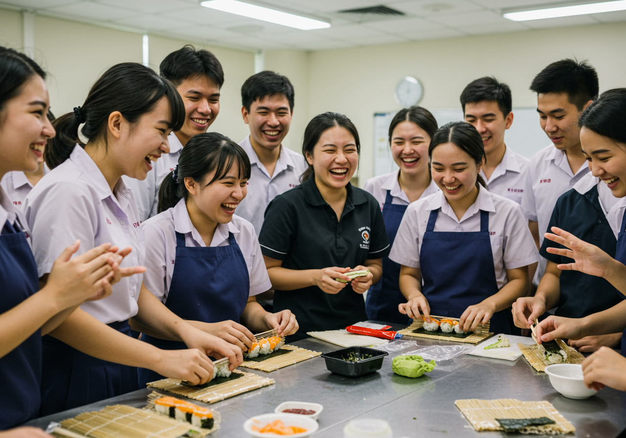 กิจกรรมเรียนรู้ภาษาผ่านอาหาร กับคณะศิลปศาสตร์ SPU: อร่อยและได้ความรู้