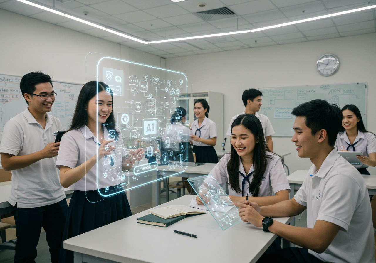 ปลุกพลังนักสื่อสารยุคใหม่ด้วย AI ในคณะศิลปศาสตร์ มหาวิทยาลัยศรีปทุม